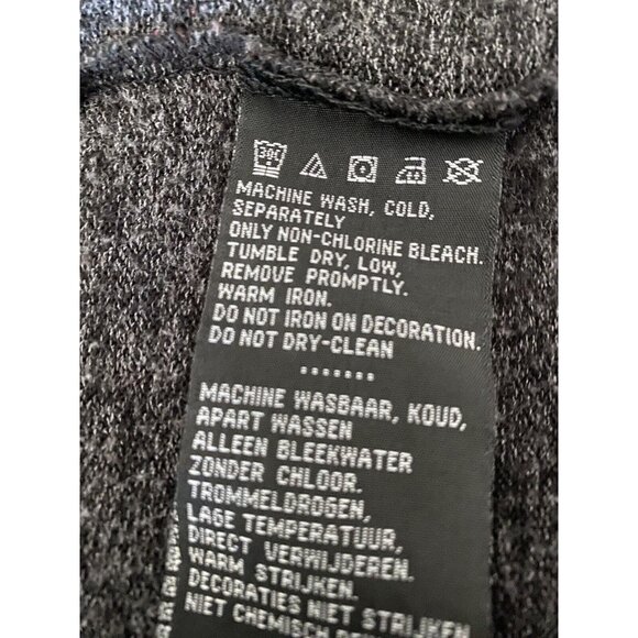 Genuine Harley Davidson Womens XL Open Front Studded Cardigan Metal Logo - Picture 10 of 12